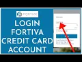How to Login Fortiva Credit Card Account Fortiva Credit Card Sign In 2021
