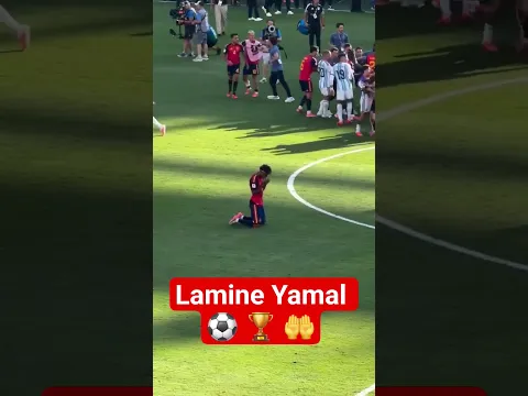 Lamine Yamal Reaction to Winning World Cup ❤️