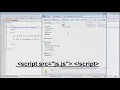 How To Link an External JavaScript Files to an HTML Document - JavaScript Tutorial