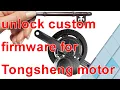 how to install open source firmware onto your Tongsheng TSDZ2B Mid drive Motor