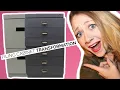 DIY FILING CABINET MAKEOVER TRASH TO TREASURE DIY Laci Jane