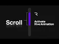 Creating Scroll Activated RIVE Animations