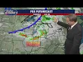 Heavy rains strong winds coming with overnight storms