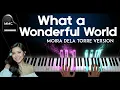 Download Lagu What a Wonderful World by Louis Armstrong (Moira dela Torre version) piano cover + sheet music