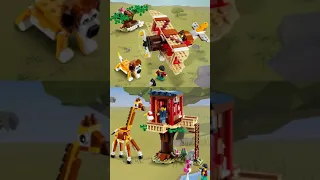 LEGO 31115 Space Mining MECH & 31116 Safari Wildlife Tree House Official Pictures #Shorts