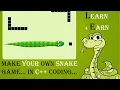 C Project How to make Snake Game using c coding Project Game
