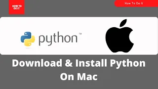 2021 How To Download Install Python on Mac Python 3 9 6