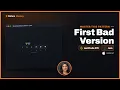 First Bad Version - LeetCode 278 Boundary Binary Search Java