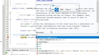 Random Number Generation - Java One