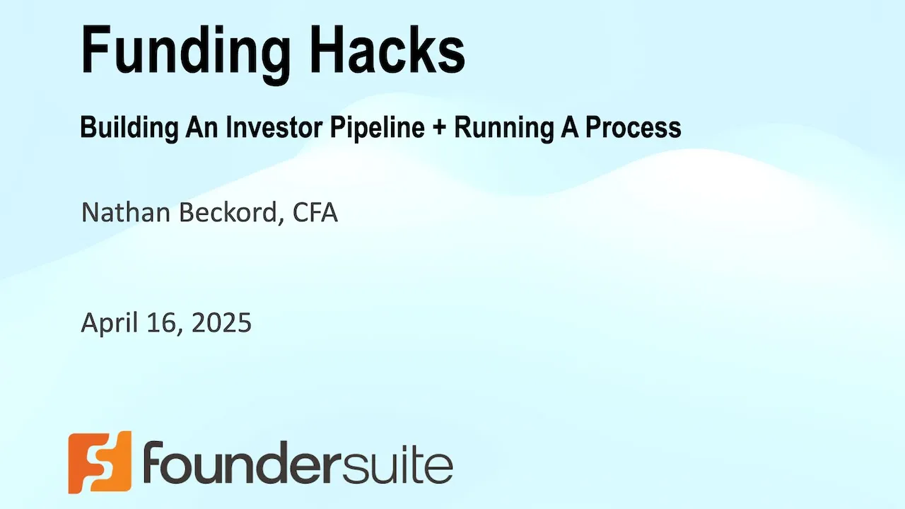 Advanced Startup Fundraising: Insider Tips for Angel & Venture Capital