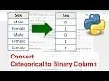 How to Convert Categorical Values to Binary 0 and 1 in Python with Pandas