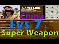 Generals China Tank 1 VS 7 USA Super Weapons