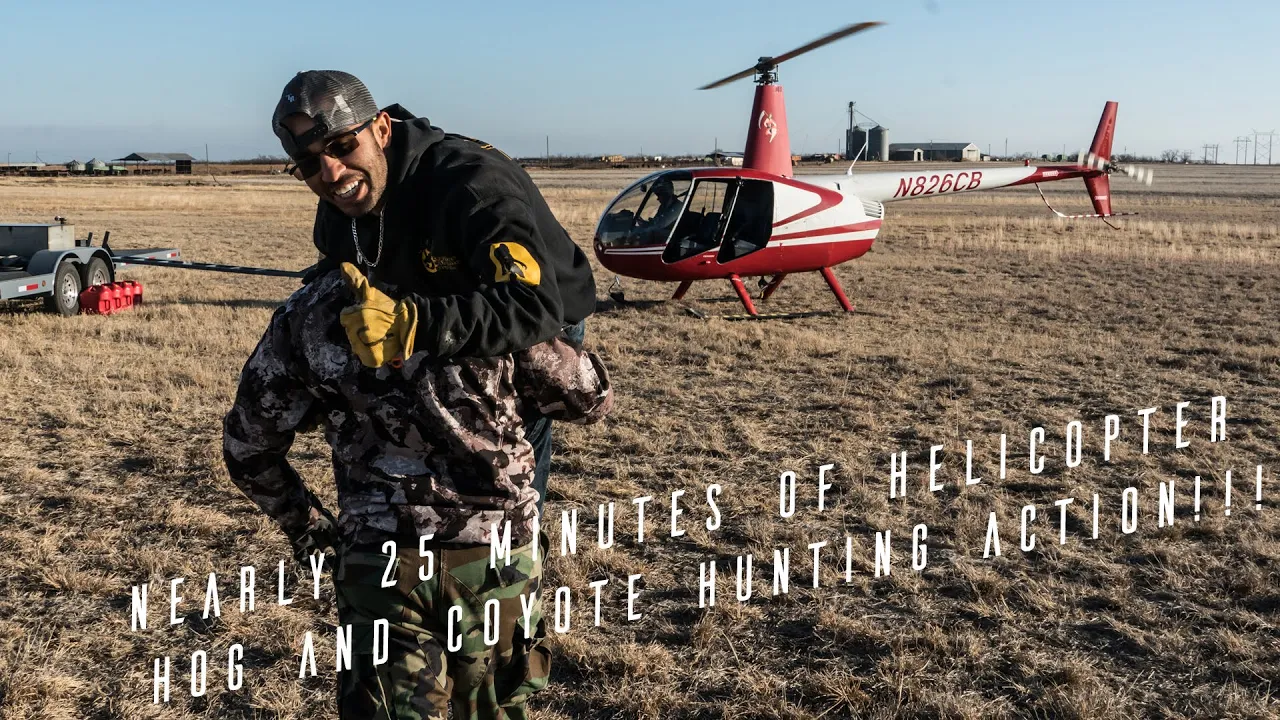Jake Gurule Group Helicopter Hog Hunt with Pork Choppers Aviation