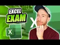 Microsoft Excel certification exam Part 1