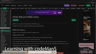 SCRAPPED Master HTML with W3Schools HTML RGB and RGBA Colors