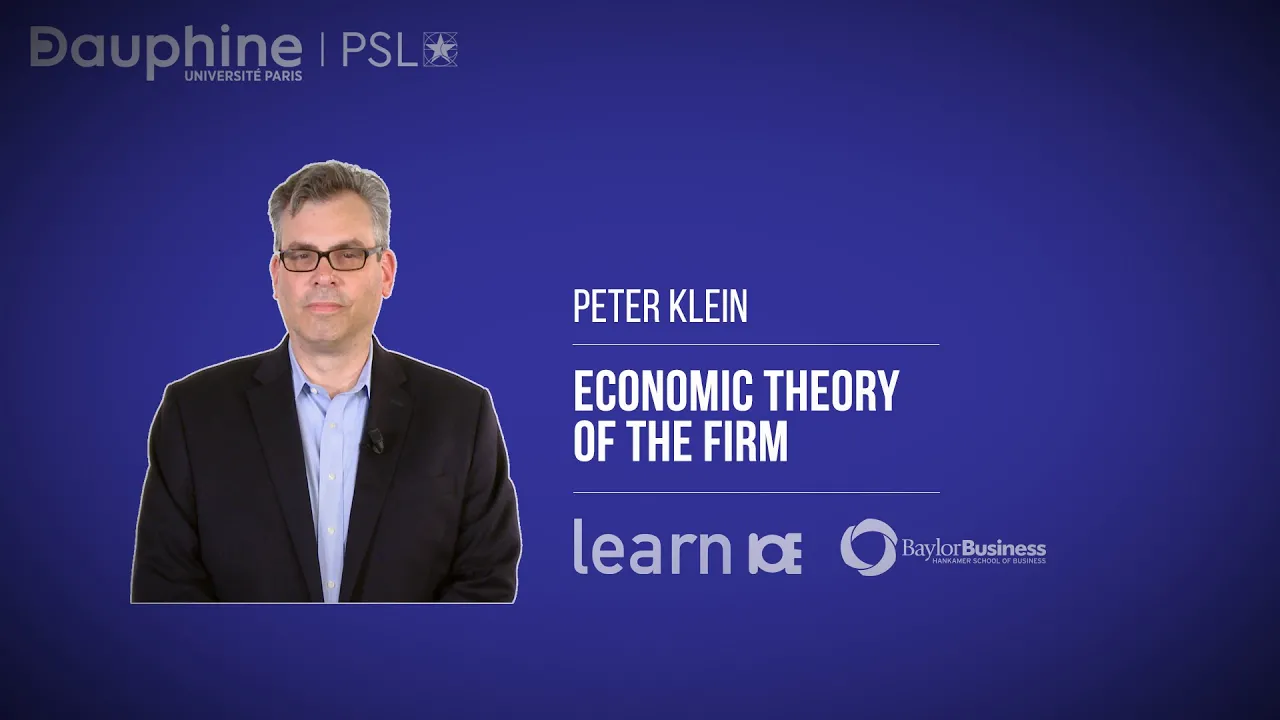 KLEIN / The Economic Theory of the Firm