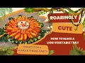 ROAR-ingly Cute Lion Vegetable Tray - How to Make a Lion Head Veggie Tray