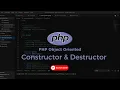 PHP Constructor and Destructor Tamil PHP OOPS Concept PHP OOP Object oriented programming php