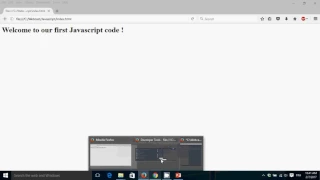 3 Hello world Javascript