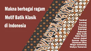 Download Makna motif Batik Klasik MP3