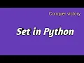 10 Sets in Python in Tamil