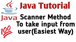 Scanner Method in java How to input from User in java Urdu