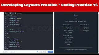 Coding Practice 16 Developing Layouts Practice Ecommerce Website Footer Section