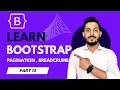 13 - Pagination Breadcrumb in Bootstrap Tutorial in Urdu Hindi Yazdan Haider
