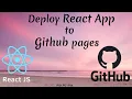 How to Deploy React App to Github pages