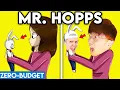 MR. HOPPS WITH ZERO BUDGET! (MR. HOPPS PLAYHOUSE FUNNY PARODY BY LANKYBOX!)