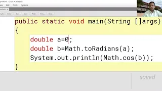 trigonometric methods in java