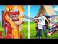 Download Lagu Baby King Builds Playhouses to Escape DRAGON! | Pretend Play by Papa Joel's English