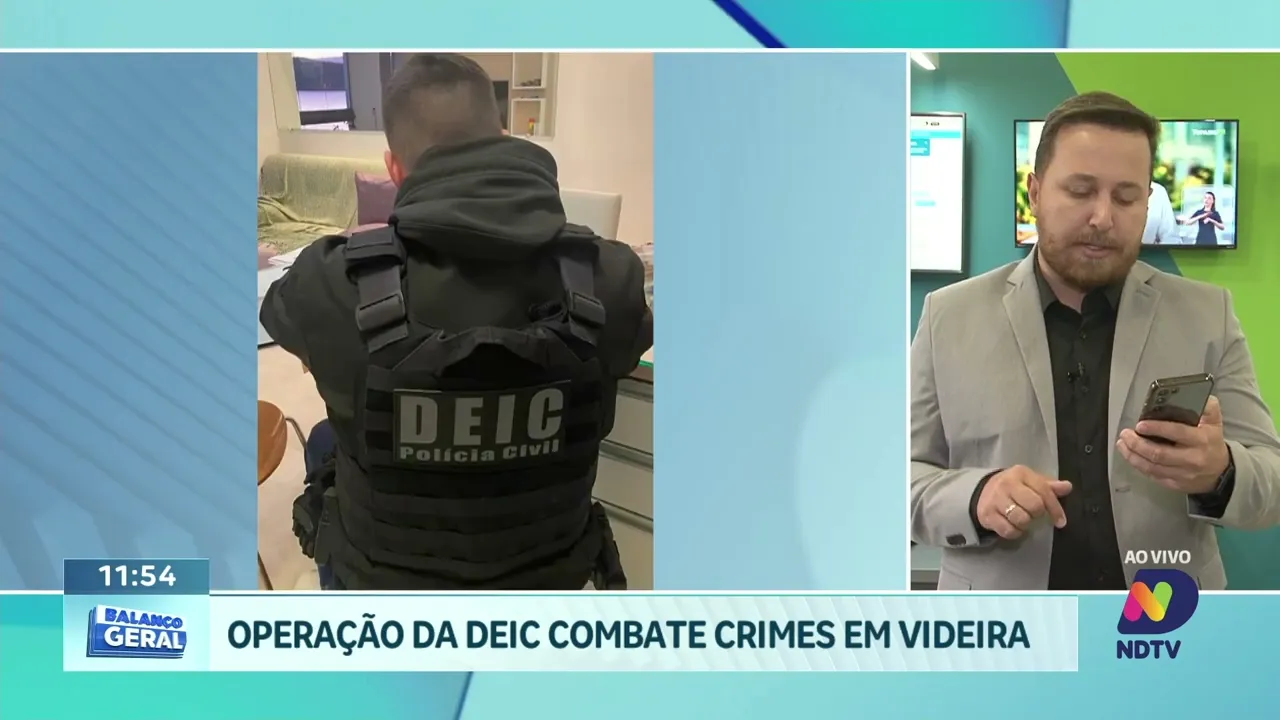 Polícia Civil realiza grande operação de combate ao crime em SC