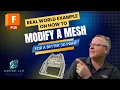 How to Modify a Mesh in Fusion - A real world example