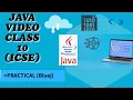 BUBBLE SORTING IN ARRAY CLASS 10 ICSE PRACTICAL BLUEJ JAVA Part 13