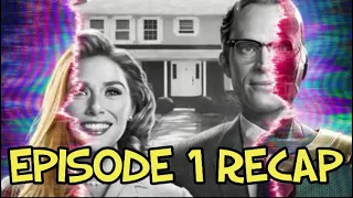 wandavision season 1 episode 1 filmed before a live studio audience recap