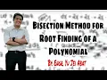 Bisection Method for Root Finding of a Polynomial