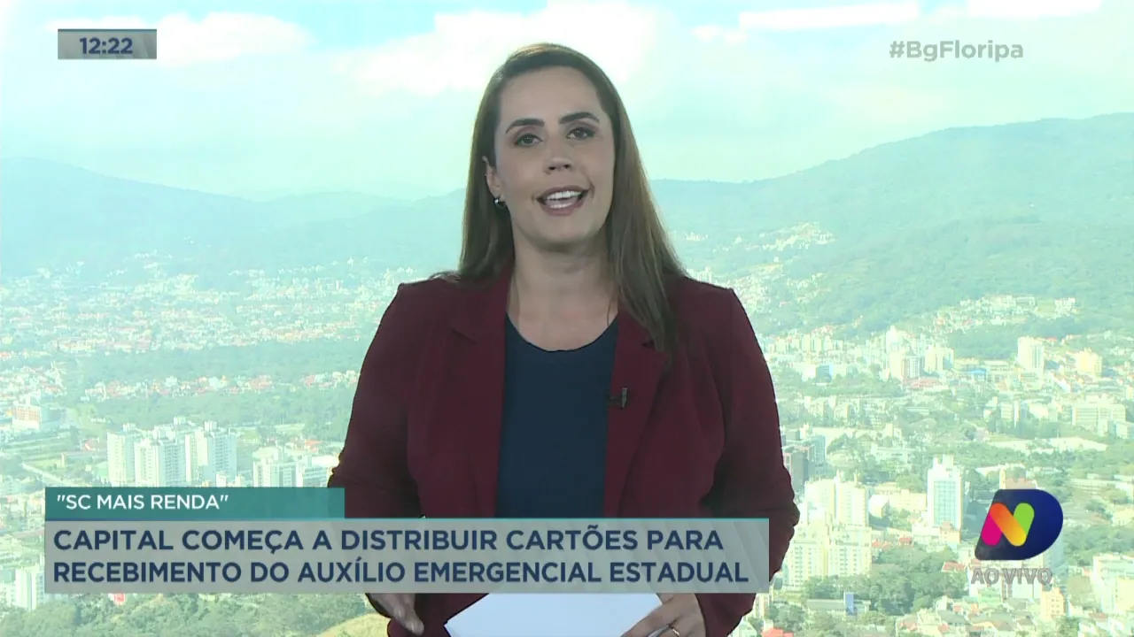 Florianópolis começa a distribuir cartões para recebimento do auxílio emergencial estadual