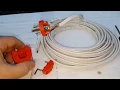 NO ELECTRICIAN NEEDED - Installing a remote switch on an PLUG IN outdoor floodlight