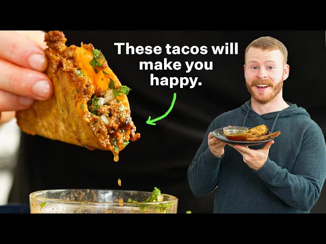 Video: These High Protein Crispy Dipping Tacos are changing my life.