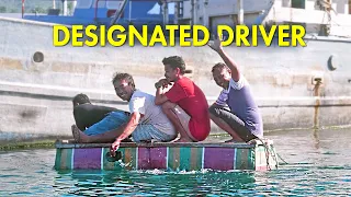 OMG! Designated driver! #crazy #boatlife #shorts