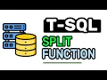 STRING SPLIT Function - T-SQL FULL Tutorial For Beginners Lesson 11