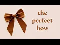 Download Lagu How to Sew a Bow 🎀 FREE PATTERN! (Easy \u0026 Beginner-Friendly Sewing Projects) | DIY Fabric Bow