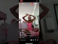 Doja cat Instagram LIVE after throat surgery grwm nipslip