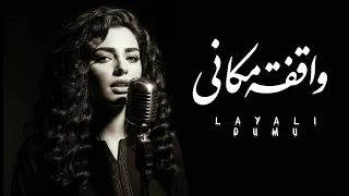                             ليالي دموع   واقفة مكاني دندنها