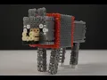 DIY 3D Perler Bead Minecraft Tamed Wolf
