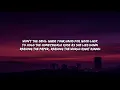 The Long Faces - Jane! (Lyrics)