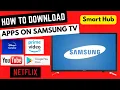 How To Download Apps On Samsung Smart Hub Tv