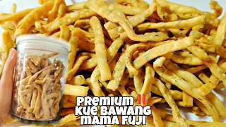 Download RESEP KUE BAWANG VIRAL MAMA FUJI BUAT LEBARAN | TIPS MEMBUAT KUE BAWANG PADANG RENYAH ANTI PATAH MP3