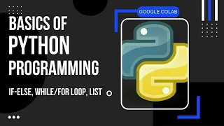 Module - 1B Basics of Python Programming If Else Statement Loop List